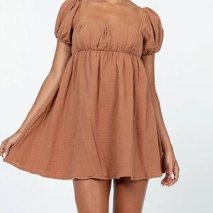 Brown Mini Dress